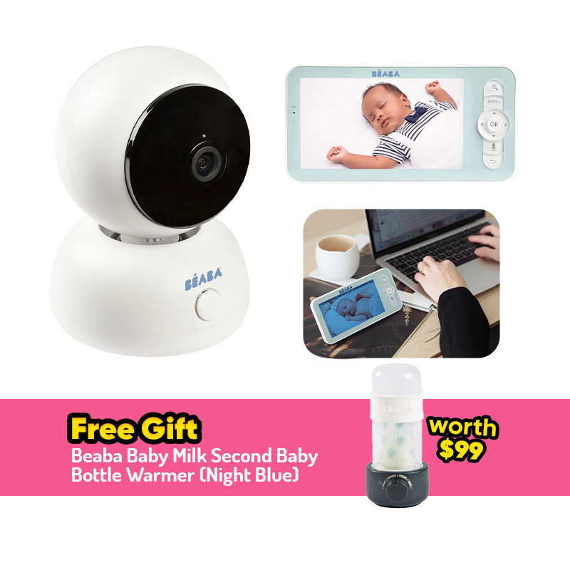 Beaba Video Baby Monitor Zen Premium + FREE GIFT